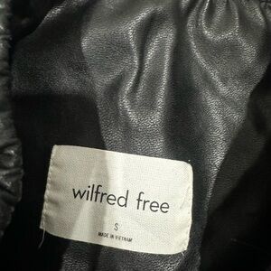 Wilfred Free Black Leather Tights